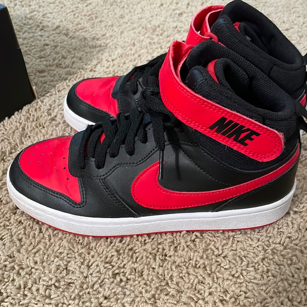 Nike kids court borough high top sneakers